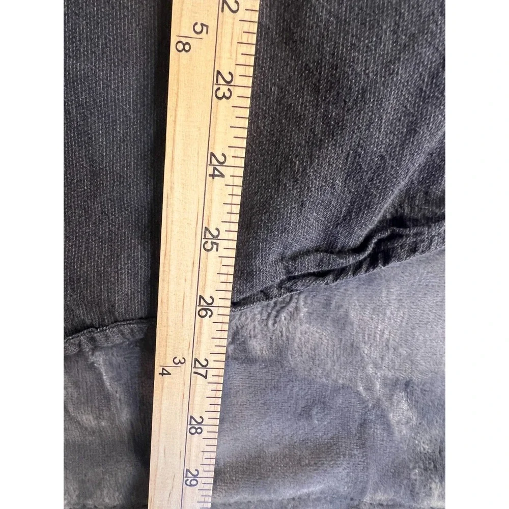 Levis Shirt Mens Extra Large Gray Cotton Logo Back Box Shirttail Hem Button Down
